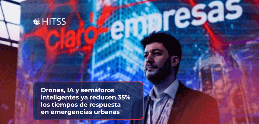 Drones, IA y semáforos inteligentes ya reducen 35% los tiempos de respuesta en emergencias urbanas